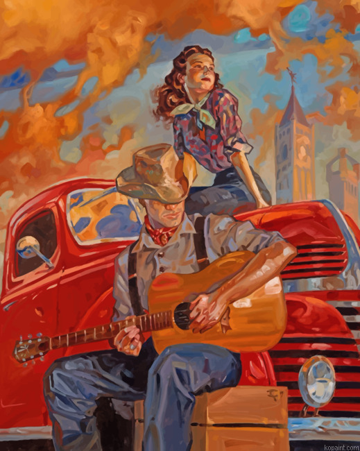 Guitarist And Lady Painting By Numberss.png