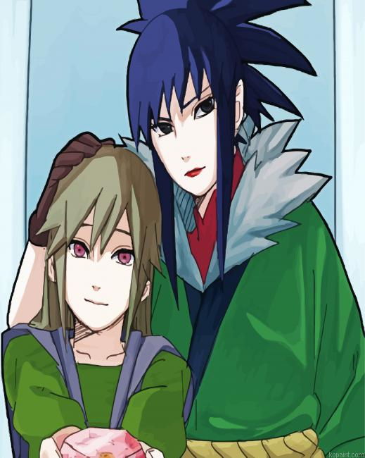 Guren And Yukimaru Painting By Numberss.png