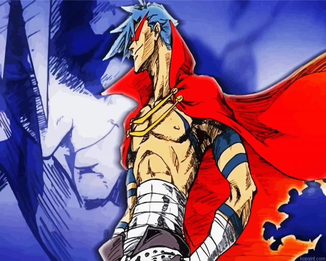 Gurren Lagann Kamina Painting By Numberss.png