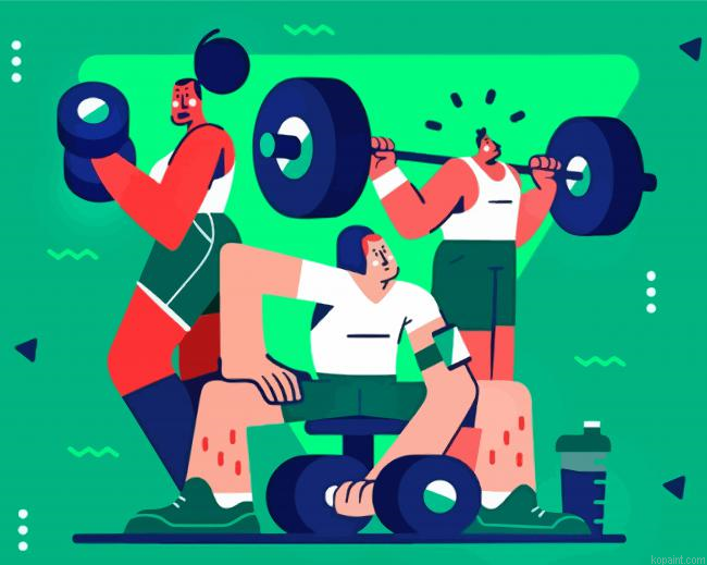 Gym Illustration Painting By Numberss.png