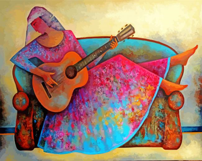 Gypsy Guitarist Painting By Numberss.png