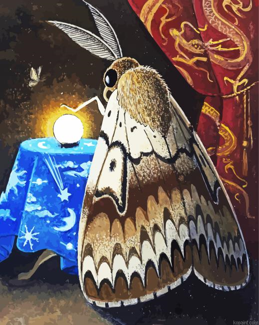 Gypsy Moth Painting By Numberss.png