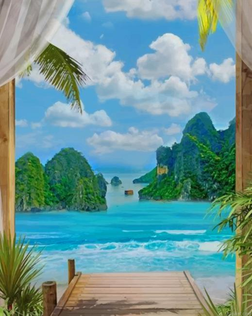Ha Long Bay Vietnam New Painting By Numberss.png