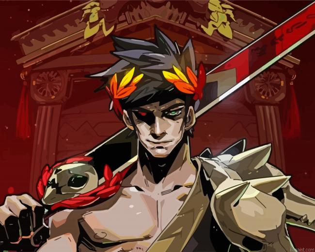 Hades Art Illustration Paint By Numbers