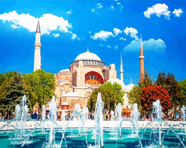 Hagia Sophia Istanbul Painting By Numberss.png