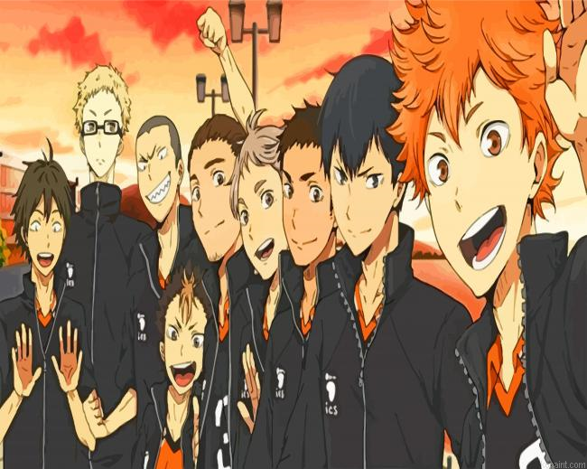 Haikyu Anime Serie Painting By Numberss.png