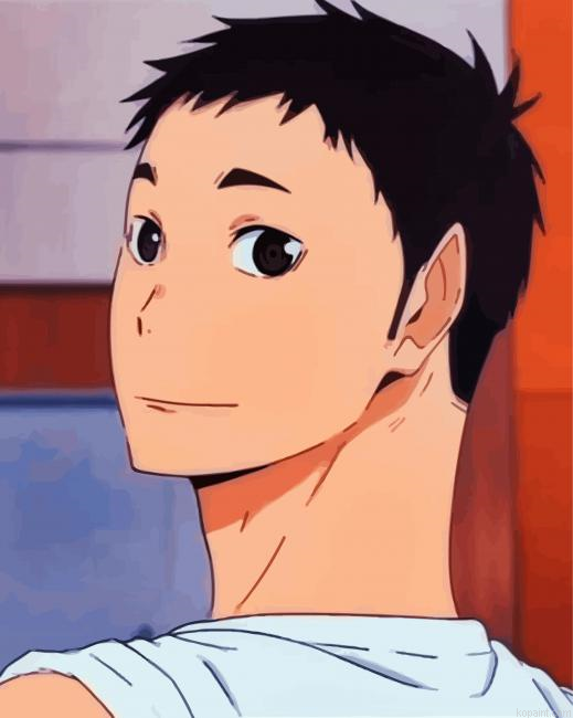 Haikyuu Daichi Sawamura Paint By Numbers