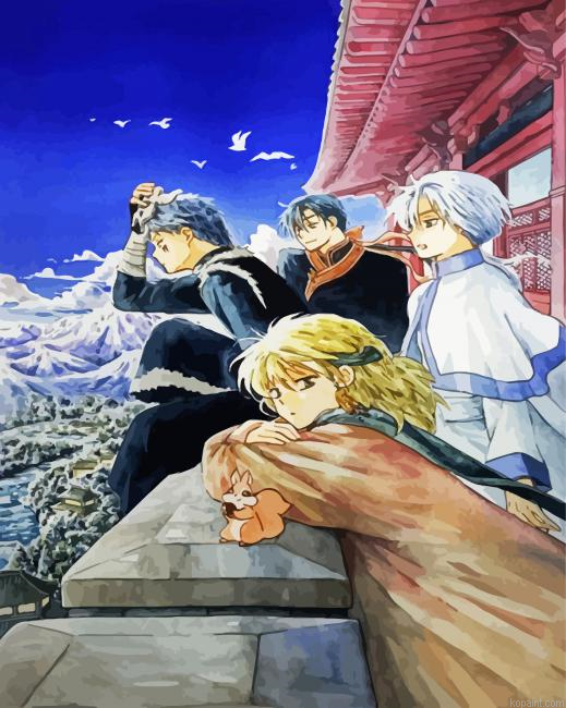 Hak Son And Yona Of The Dawn Anime Art Painting By Numberss.png