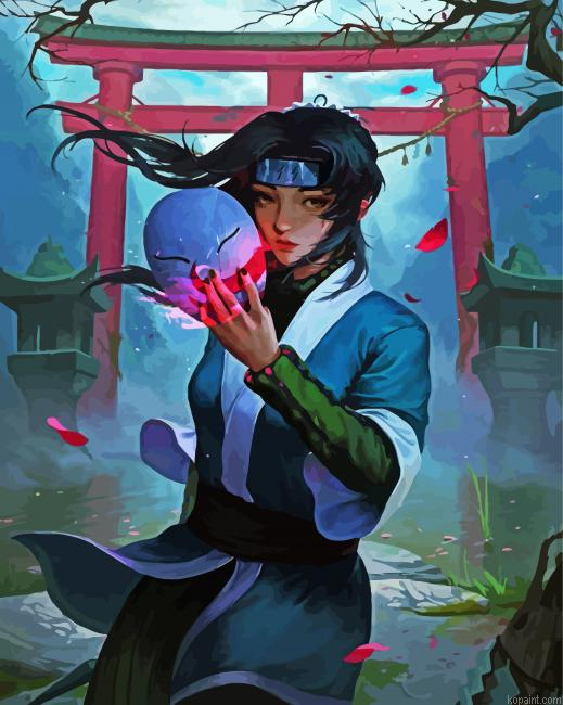 Haku Naruto Painting By Numberss.png
