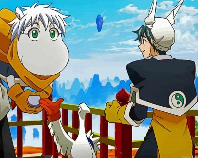 Hakyu Hoshin Engi Anime Painting By Numberss.png