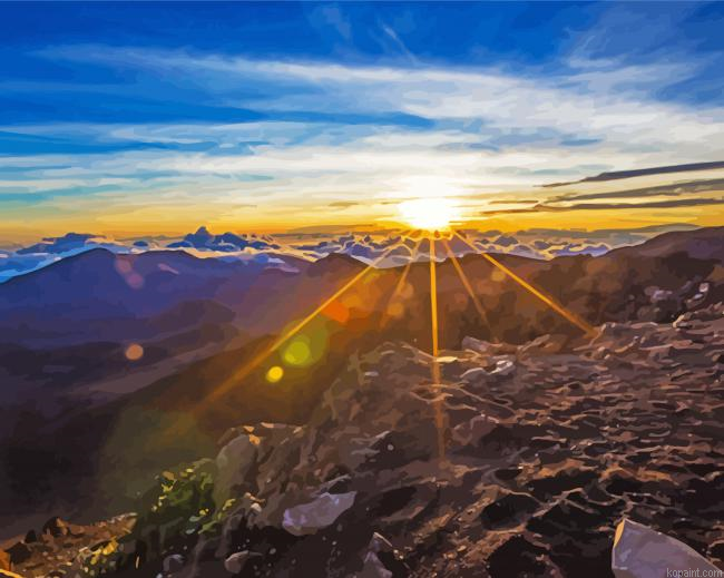 Haleakala National Park Sunrise Painting By Numberss.png