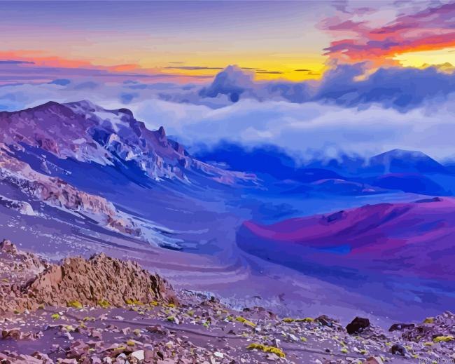 Haleakala Volcano Painting By Numberss.png