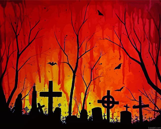 Halloween Graveyard Painting By Numberss.png