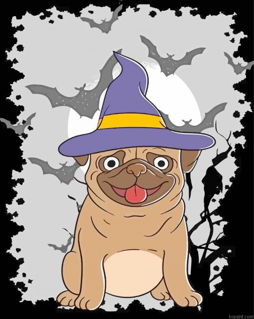 Halloween Pug Painting By Numberss.png