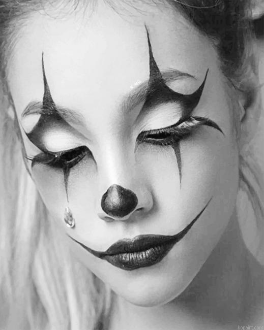 Halloween Woman New Painting By Numberss.png