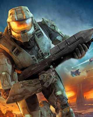 Halo Gaming Painting By Numberss.png