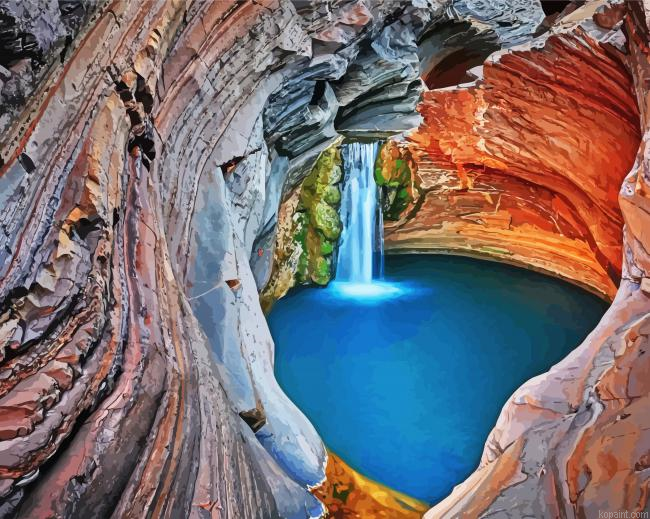Hamersley Gorge Karijini Australia Painting By Numberss.png