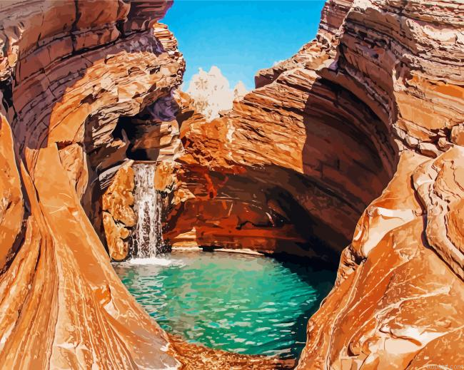 Hamersley Gorge Karijini National Park Painting By Numberss.png
