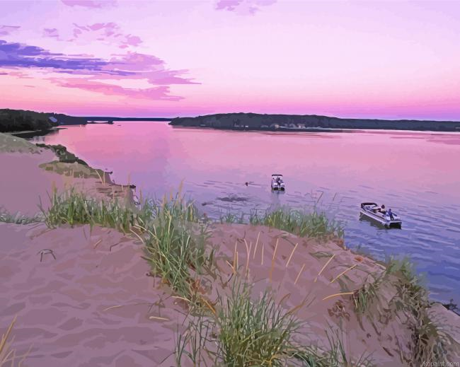 Hamlin Lake Michigan Painting By Numberss.png