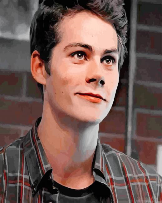 Handsome Dylan O Brien Paint By Numbers