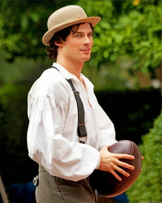 Handsome Ian Somerhalder Painting By Numberss.png