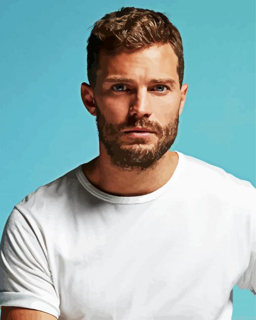Handsome Jamie Dornan Actor Painting By Numberss.png