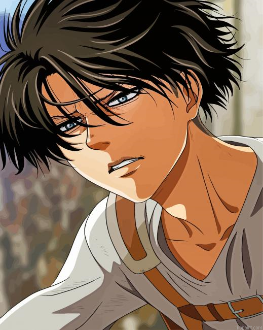 Handsome Levi Ackerman Painting By Numberss.png