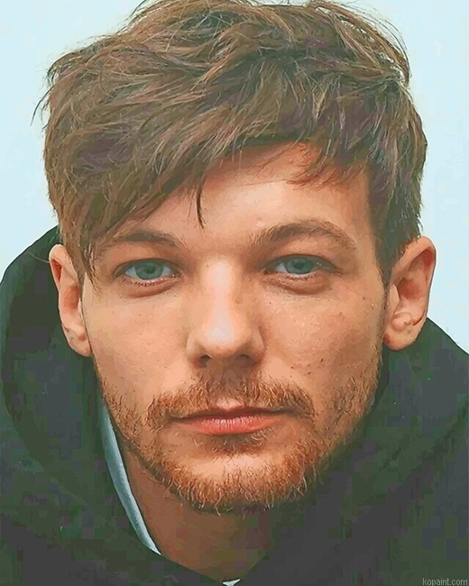 Handsome Louis Tomlinson New Painting By Numberss.png