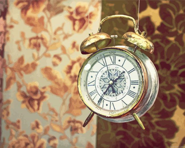Hanging Old Watch Painting By Numberss.png