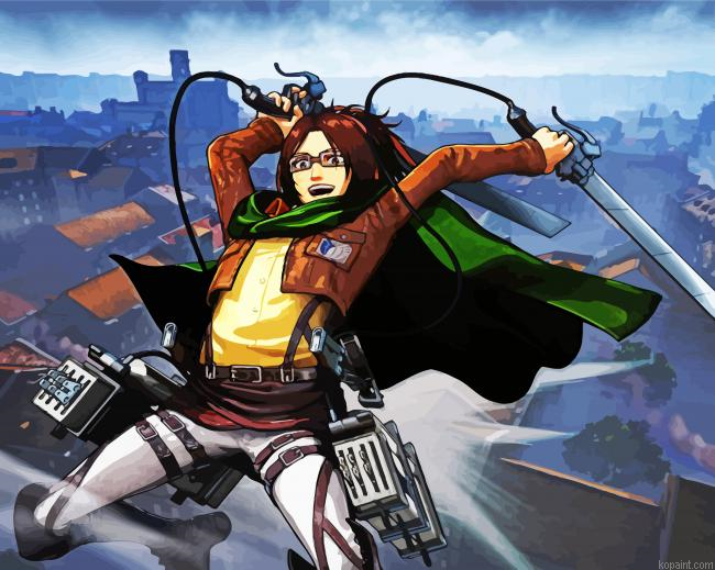 Hanji Zoe Anime Girl Painting By Numberss.png