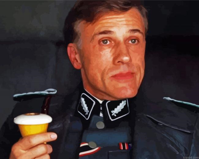 Hans Landa Movie Character Paint By Numbers