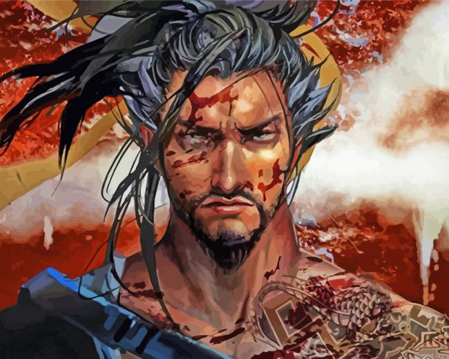 Hanzo Illustration Painting By Numberss.png