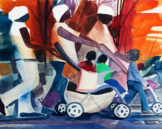 Happy Black Family Painting By Numberss.png