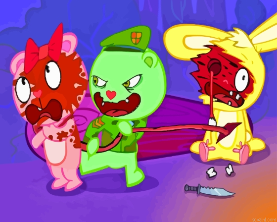 Happy Tree Friends Painting By Numberss.png