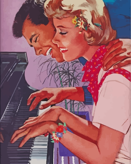Happy Vintage Couple Painting By Numberss.png