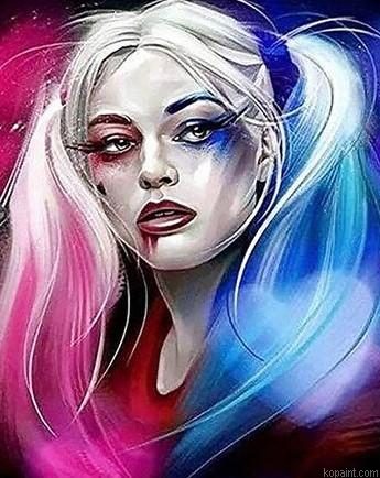 Harley Quinn Art Celebrities Painting By Numberss.png