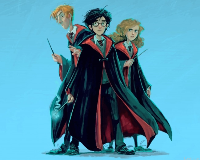 Harry Potter Art New Painting By Numberss.png