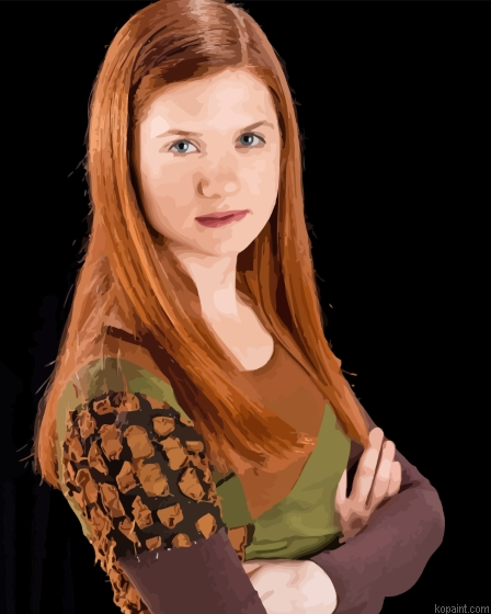 Harry Potter Ginny Weasley Painting By Numberss.png
