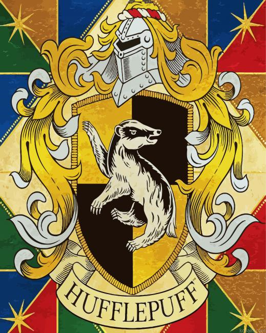 Harry Potter Hufflepuff Painting By Numberss.png
