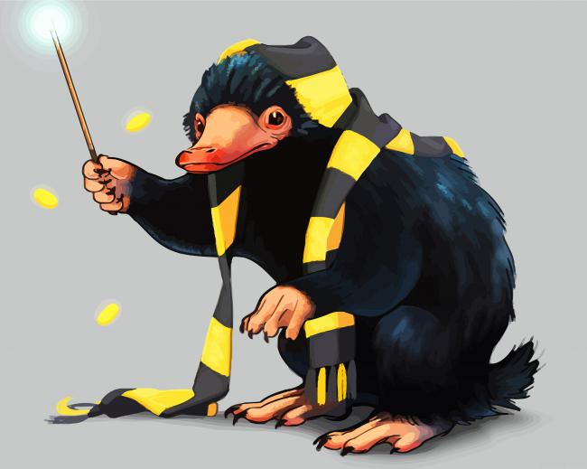 Harry Potter Niffler Painting By Numberss.png