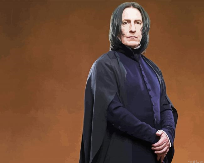Harry Potter Professor Severus Snape Painting By Numberss.png