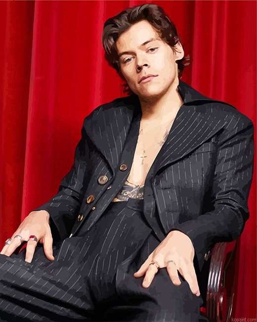 Harry Style Shooting New Painting By Numberss.png