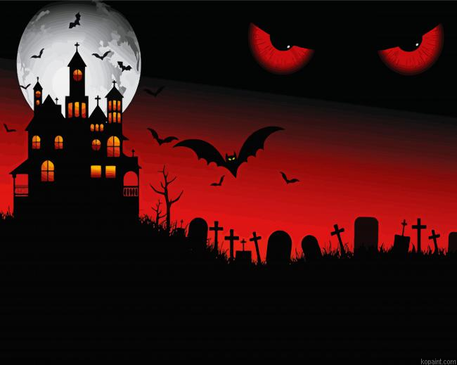 Haunted Castle Painting By Numberss.png