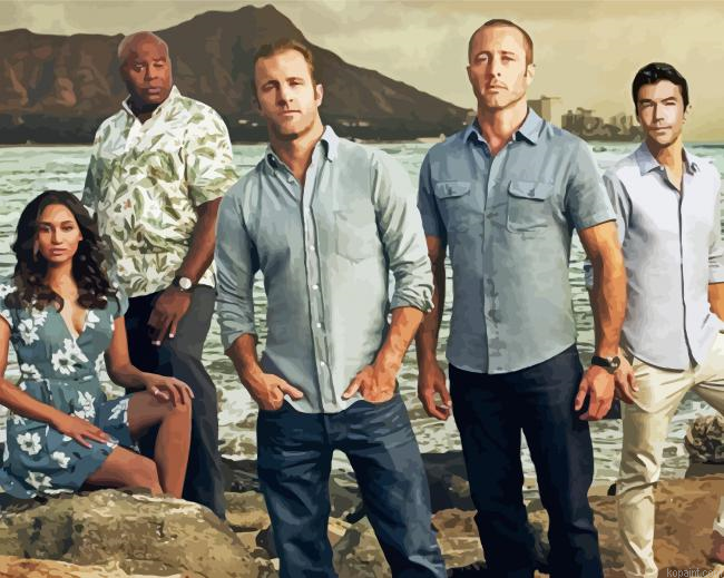 Hawaii Five O Characters Painting By Numberss.png