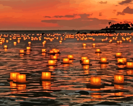 Hawaii Lantern Floating Painting By Numberss.png
