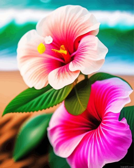 Hawaiian Flowers Painting By Numberss.png