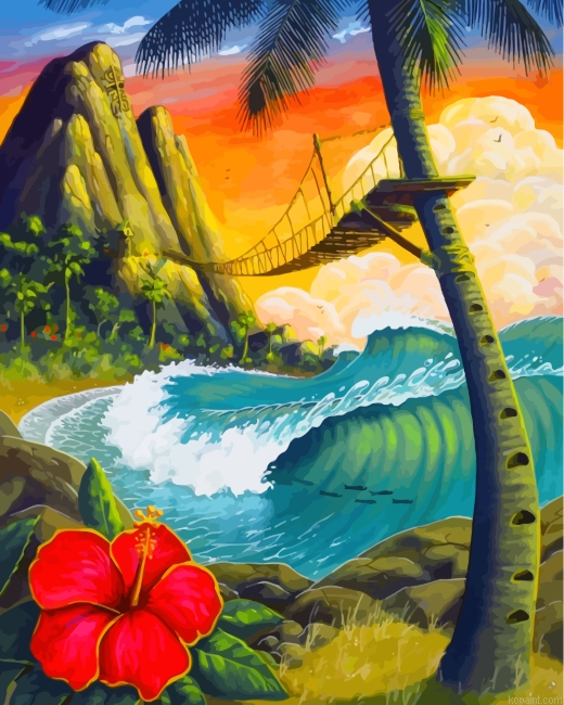 Hawaiian Tropical Island Painting By Numberss.png