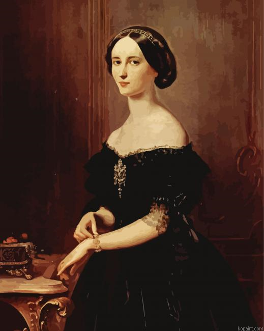 Hayez Venitian Woman Art Painting By Numberss.png