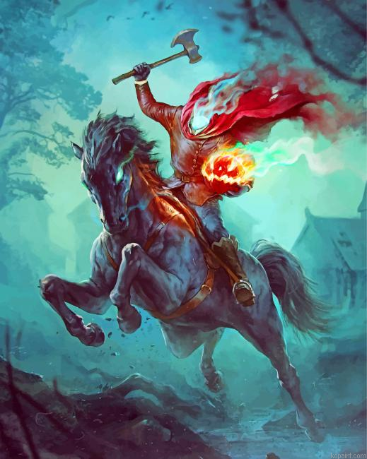 Headless Horseman Painting By Numberss.png