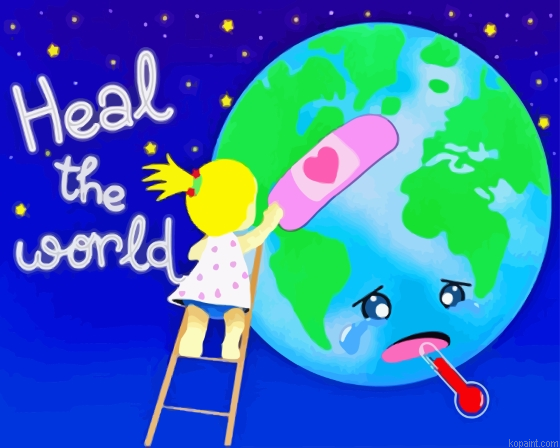 Heal The World Painting By Numberss.png